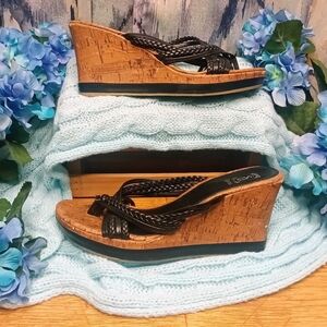 Decree Women's Wedge Slip-on Shoe's 🤎 🖤